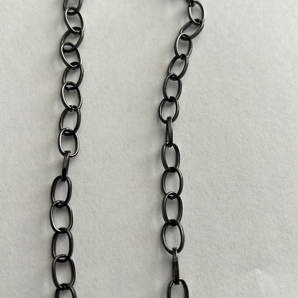 Gunmetal Short Necklace - Picture 2 of 2